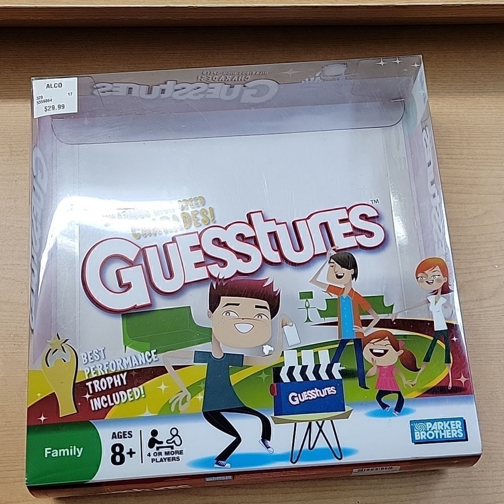Guesstures Hilarious High-Speed Charades GameFamily Complete 2008